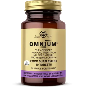 مکمل مولتی ویتامین مینرال اومنیوم Omnium سولگار 30 و 60 عددی