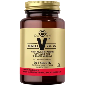 قرص مکمل مولتی ویتامین Formula VM-75 سولگار 30،60،90 عددی