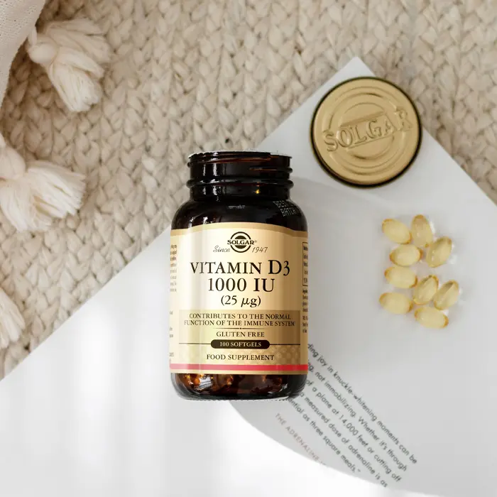 مکمل سافت ژل ویتامین Vitamin D3 سولگار